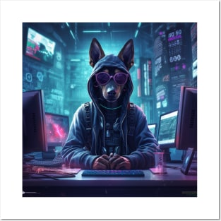 Dog Hacker Posters and Art